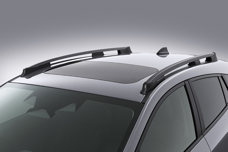 Subaru Crosstrek med öppninsbar sollucka och takrails.